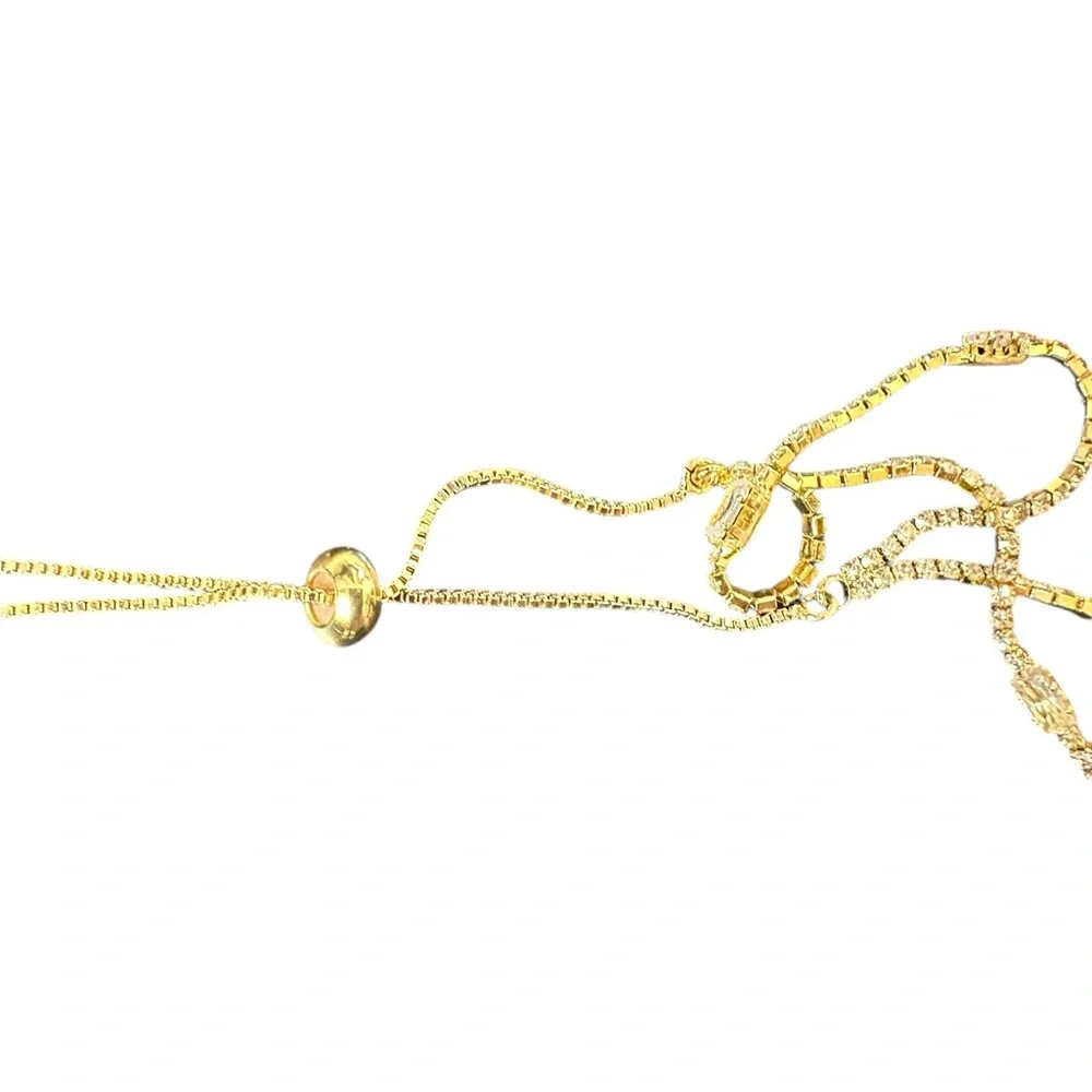 Ear Cuffs and Crystal Style adjustable Bracelet - Picture 3 of 3